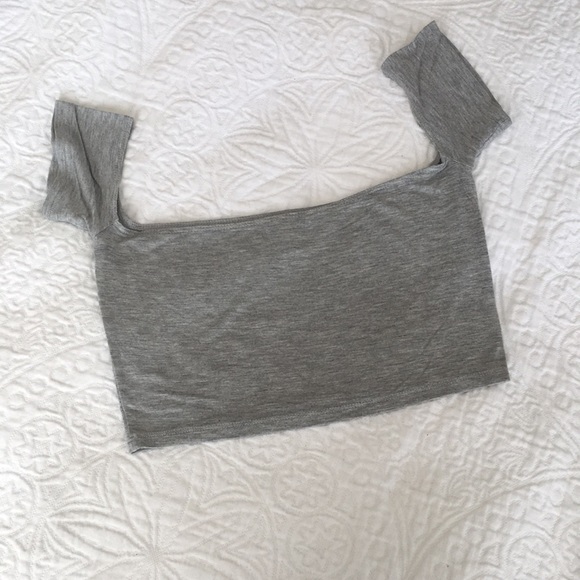 aerie Tops - Aerie crop off the shoulder top
